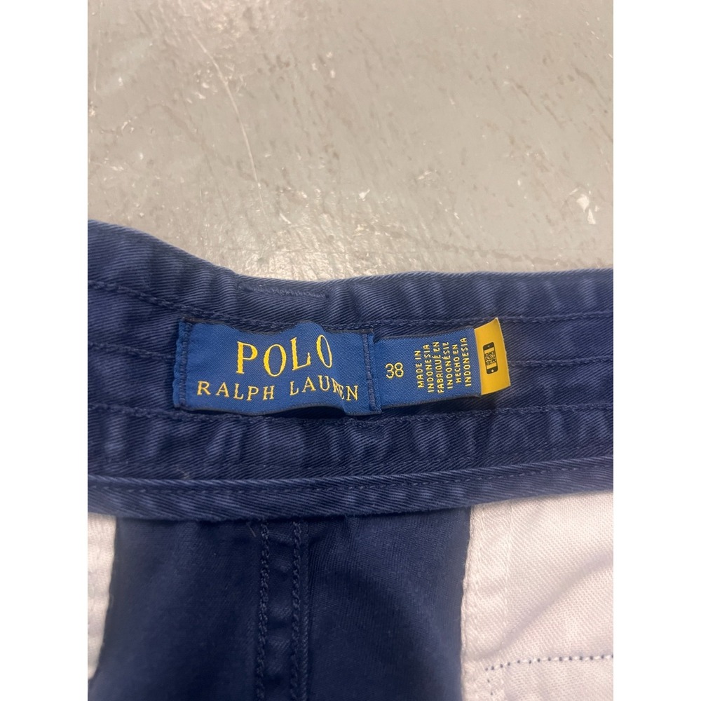 Polo Ralph Lauren Cargo Shorts Mens 38 Blue Utility Pockets Outdoor Summer Wear - Picture 4 of 10